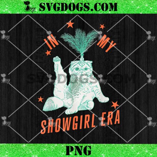 Cat In My Showgirl Era PNG