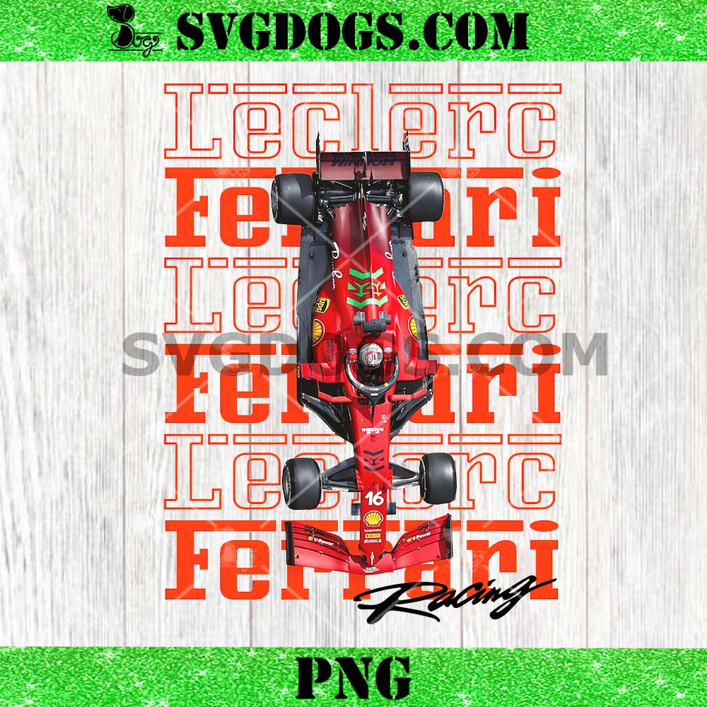 Charles Leclerc Ferrari Vintage F1 PNG Charles Leclerc Ferrari Vintage F1 PNG