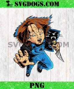 Chucky Fans Carolina Panthers PNG, Halloween NFL PNG