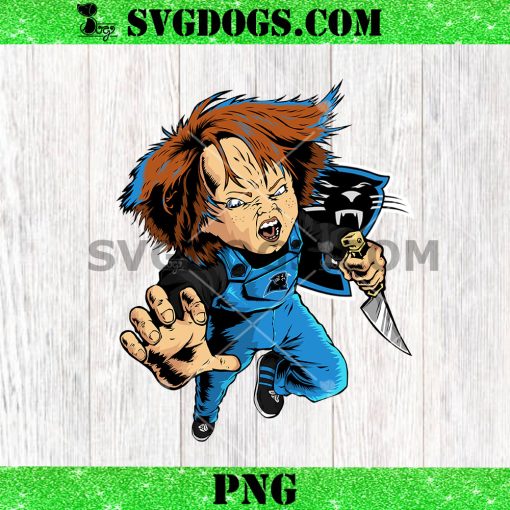 Chucky Fans Carolina Panthers PNG, Halloween NFL PNG