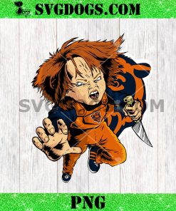 Chucky Fans Chicago Bears PNG, Halloween NFL PNG