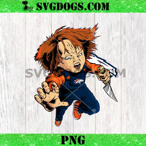 Chucky Fans Denver Broncos PNG, Halloween NFL PNG