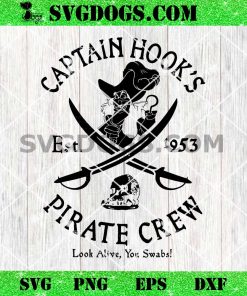 Disney Captain Hook Pirate SVG