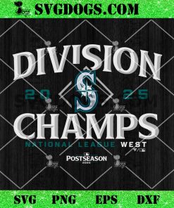 Division Seattle Mariners 2025 Champs SVG