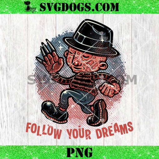 Follow Your Dreams PNG, Horror Freddy Krueger PNG