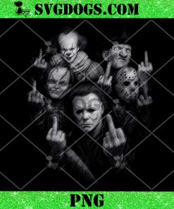 Funny Horror Movie Characters Middle Finger PNG