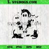 Ghost Black Cat PNG SVG, Cat Halloween SVG
