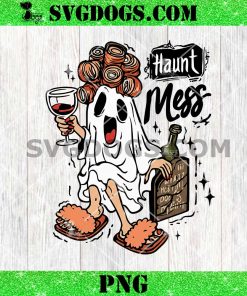 Ghost Halloween Haunt Mess PNG