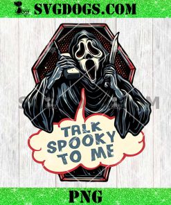 Ghostface Talk Spooky To Me PNG