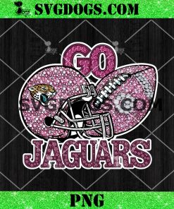 Go Jaguars Sequin Rhinestone Pink PNG, Jacksonville Jaguars Football Helmet PNG