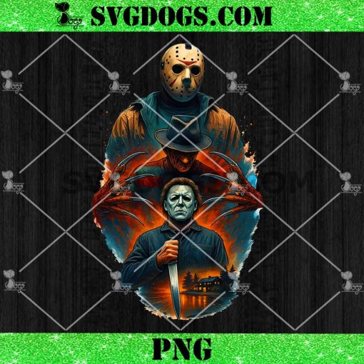 Halloween Horror 2025 PNG, Horror Movie Killers PNG