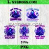 Pumpkin Horror Character Halloween PNG Bundle, Halloween Horror Movies PNG