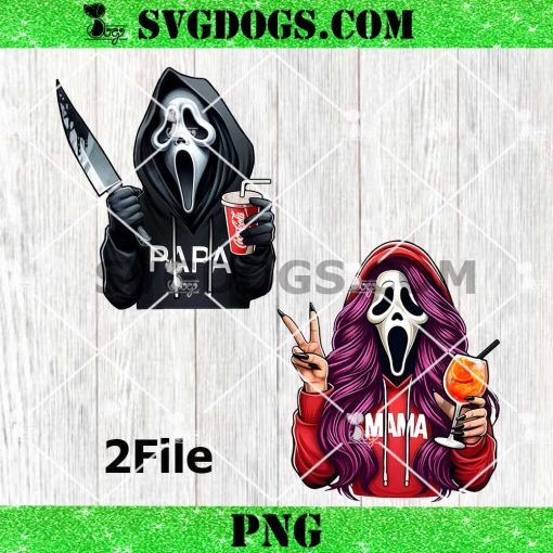 Horror Ghostface Mama And Papa PNG