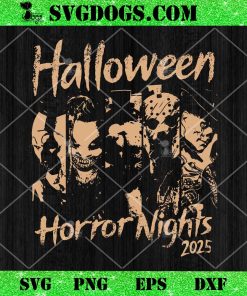 Horror Nights 2025 Halloween SVG, Spooky Haunted House SVG