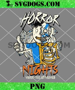 Horror Nights Vault Tec Approved PNG, Halloween PNG
