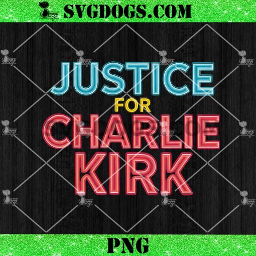 Justice For Charlie Kirk PNG