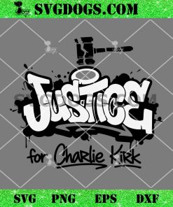 Justice for Charlie Kirk SVG