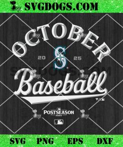 October baseball 2025 Seattle Mariners SVG
