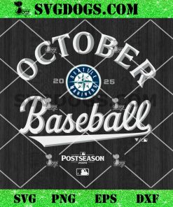 October baseball 2025 Seattle Mariners SVG