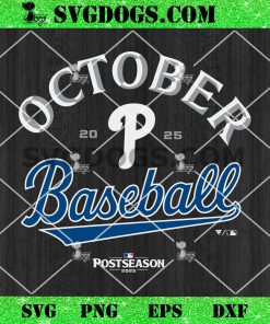 Philadelphia Phillies October Baseball Postseason 2025 SVG