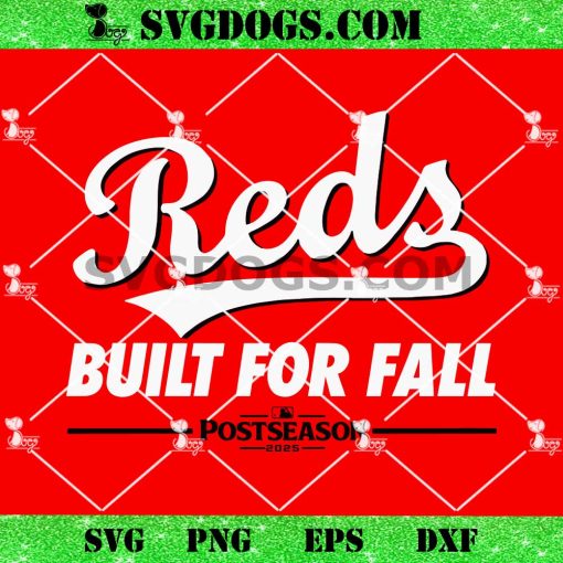 Reds Built For Fall SVG