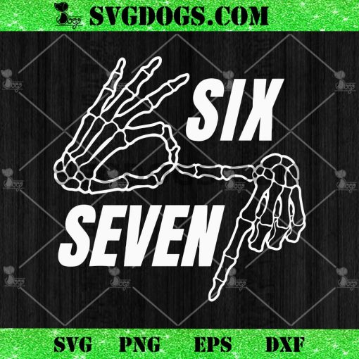 Six Seven Meme Halloween SVG