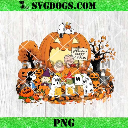 Snoopy Great Pumpkin Halloween PNG