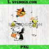 Snoopy and Woodstock Halloween Fun PNG