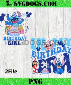 Stitch Birthday Girl PNG, Stitch In My Birthday Era PNG