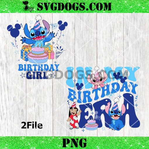 Stitch Birthday Girl PNG, Stitch In My Birthday Era PNG