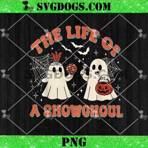 The Life Of A Showghoul TS PNG, Halloween Show Ghosts Girl PNG
