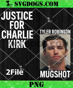 Tyler Robinson Mugshot PNG, Justice For Charlie Kirk PNG