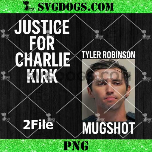 Tyler Robinson Mugshot PNG, Justice For Charlie Kirk PNG
