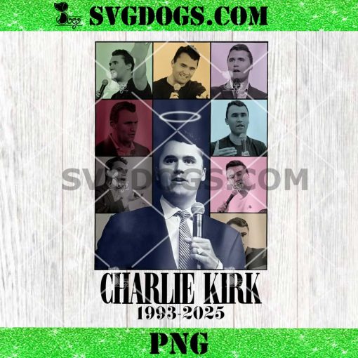 Vintage Charlie Kirk 1993 2025 PNG