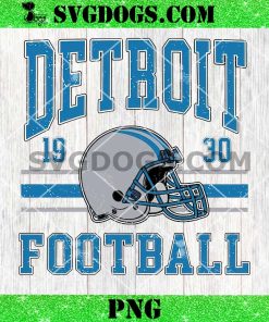 Vintage Detroit Football 1930 PNG