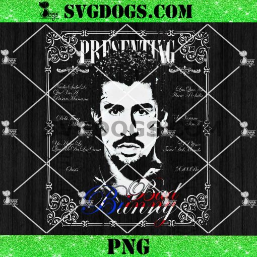 Bad Bunny Presenting PNG