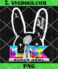 Bad Bunny Super Bowl LIX Collab Logo PNG