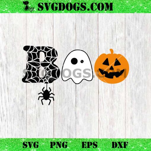 Boo Halloween Pumpkin SVG