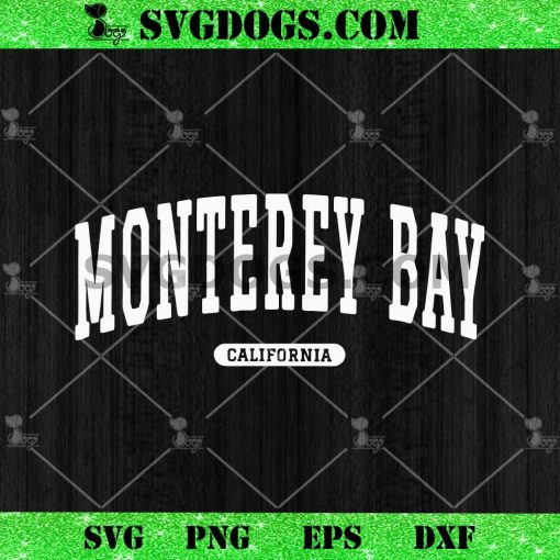 Monterey Bay California SVG