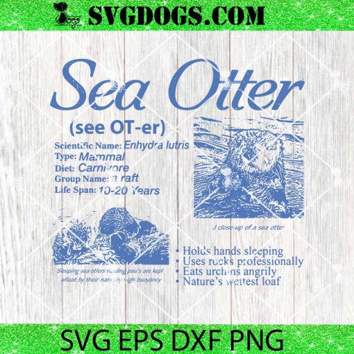 Taylor Swift Sea Otter SVG