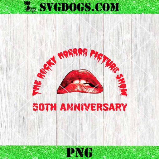 The Rocky Horror Picture Show 50th Anniversary Lips PNG